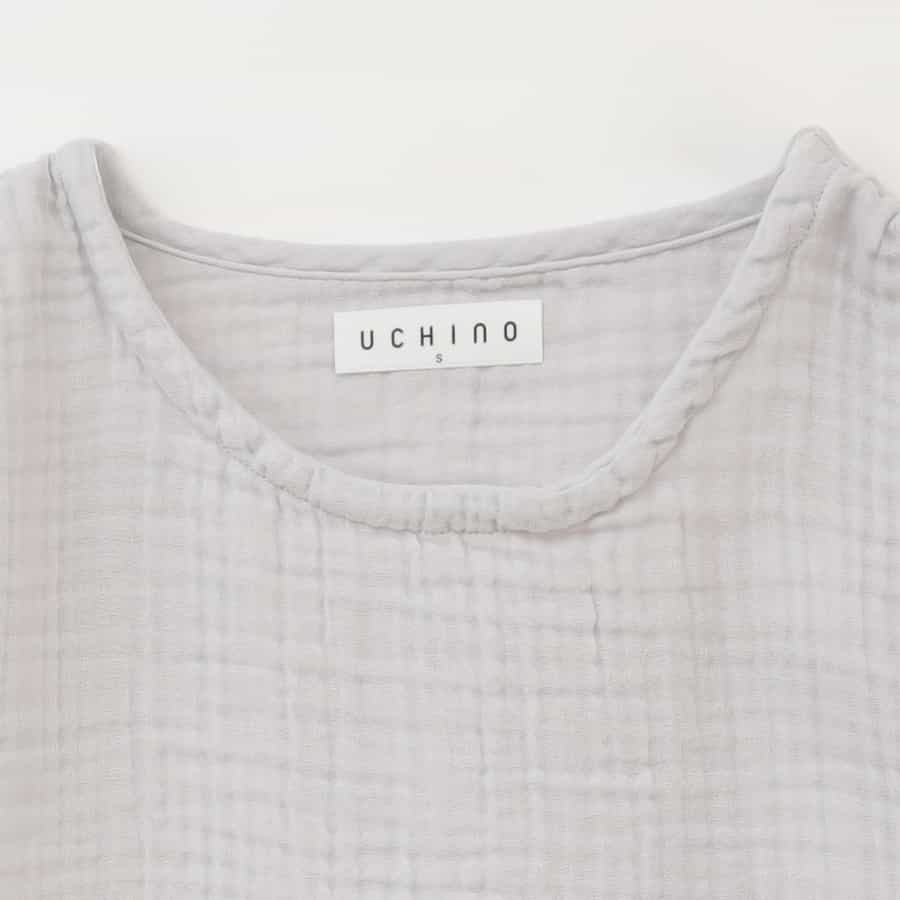 クレープガーゼ ギャザープルオーバー レディス（RTS75400）-UCHINO-women（ウィメンズ）-UCHINO Online Shop