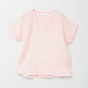 クレープガーゼ　ギャザープルオーバー レディス