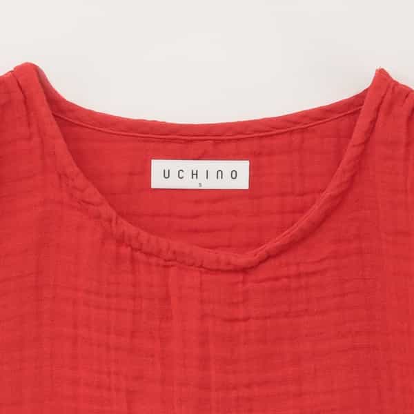 クレープガーゼ　ギャザープルオーバー レディス