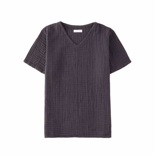 Nike フェデラーVネック Tシャツ グレー クレープガーゼ メンズ VネックTシャツ（RTS78636）-UCHINO