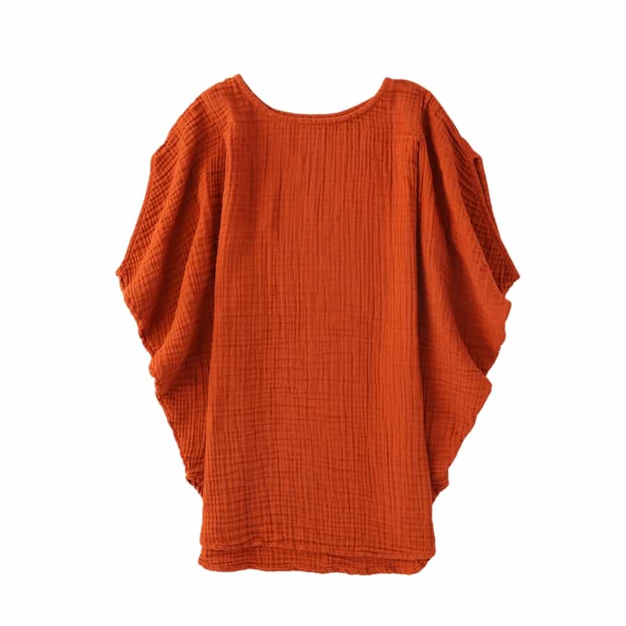 クレープガーゼドルマンタックレディスTシャツ（RTS78690）-UCHINO