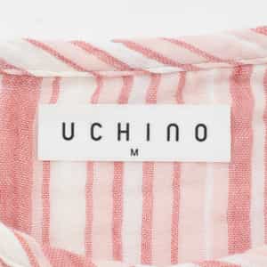 楽天市場】UCHINO クレープガーゼ ランダムストライプ プル