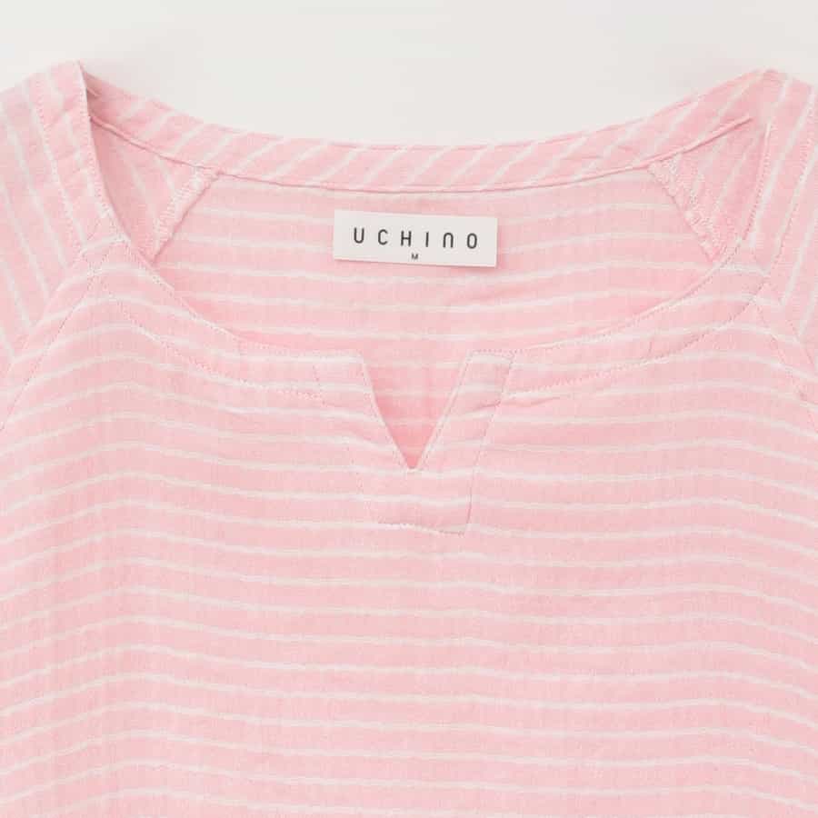 再値下げ】マシュマロガーゼ ボーダーメンズTシャツ（RTS95395