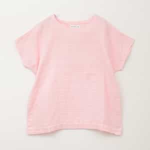 マシュマロガーゼ ボーダーレディスTシャツ