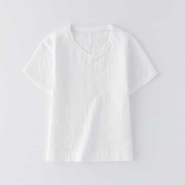 【値下げ】マシュマロガーゼ ベーシック半袖Tシャツ ユニセックス 3L/4Lサイズ