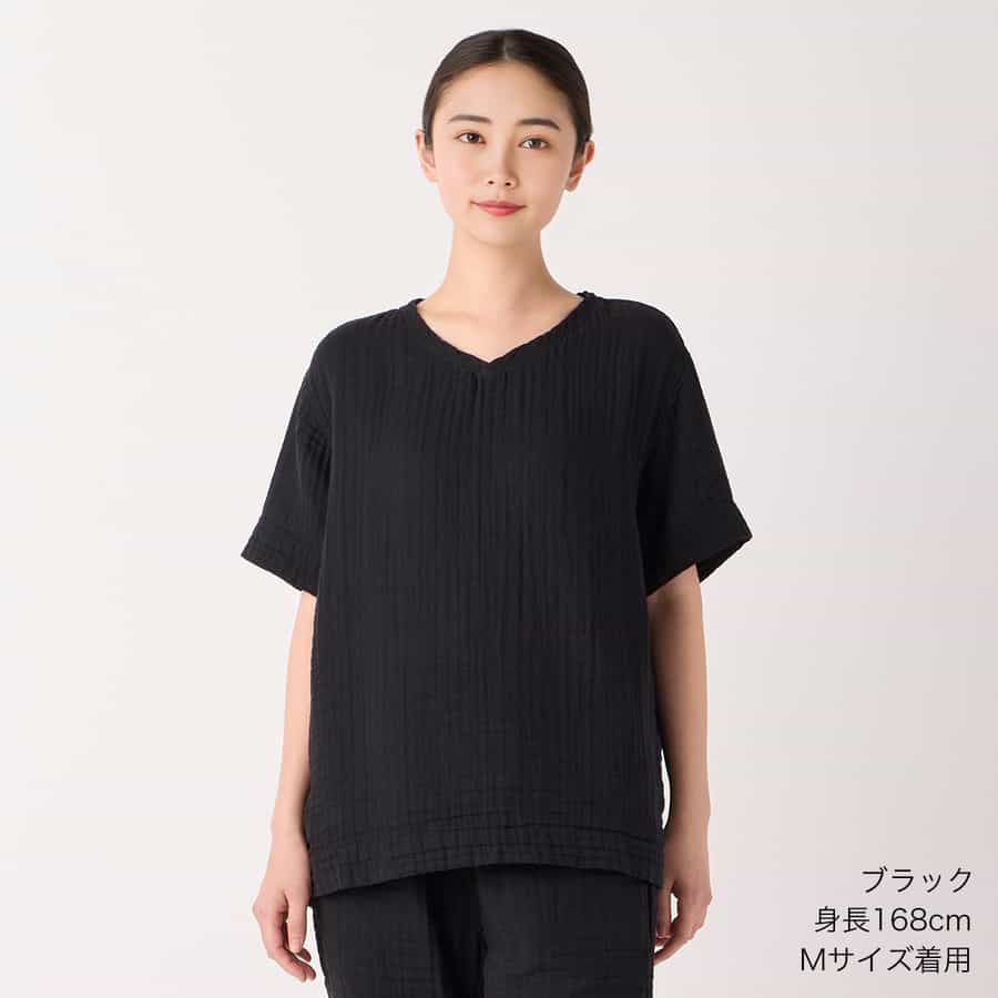 アルベロベロ　チュール 半袖Tシャツ 黒 美品 RE4112EW008136_thumb.jpg