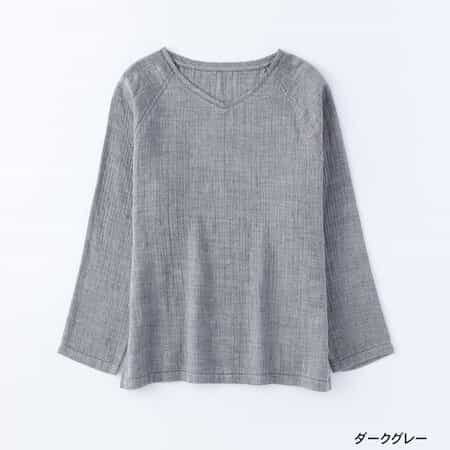 【値下げ】マシュマロガーゼシャンブレーベーシック長袖Ｔシャツ ユニセックス