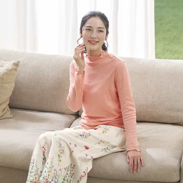 マシュマロエアーニットレディスハイネック