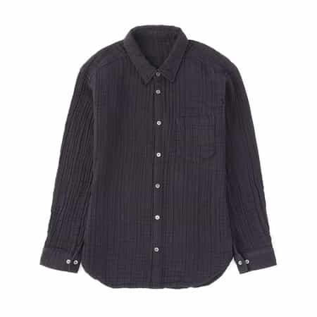 【値下げ】クレープガーゼベーシック長袖シャツ（ユニセックス）