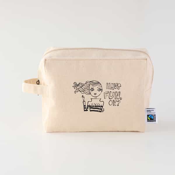 キャンバスポーチＬハブファン