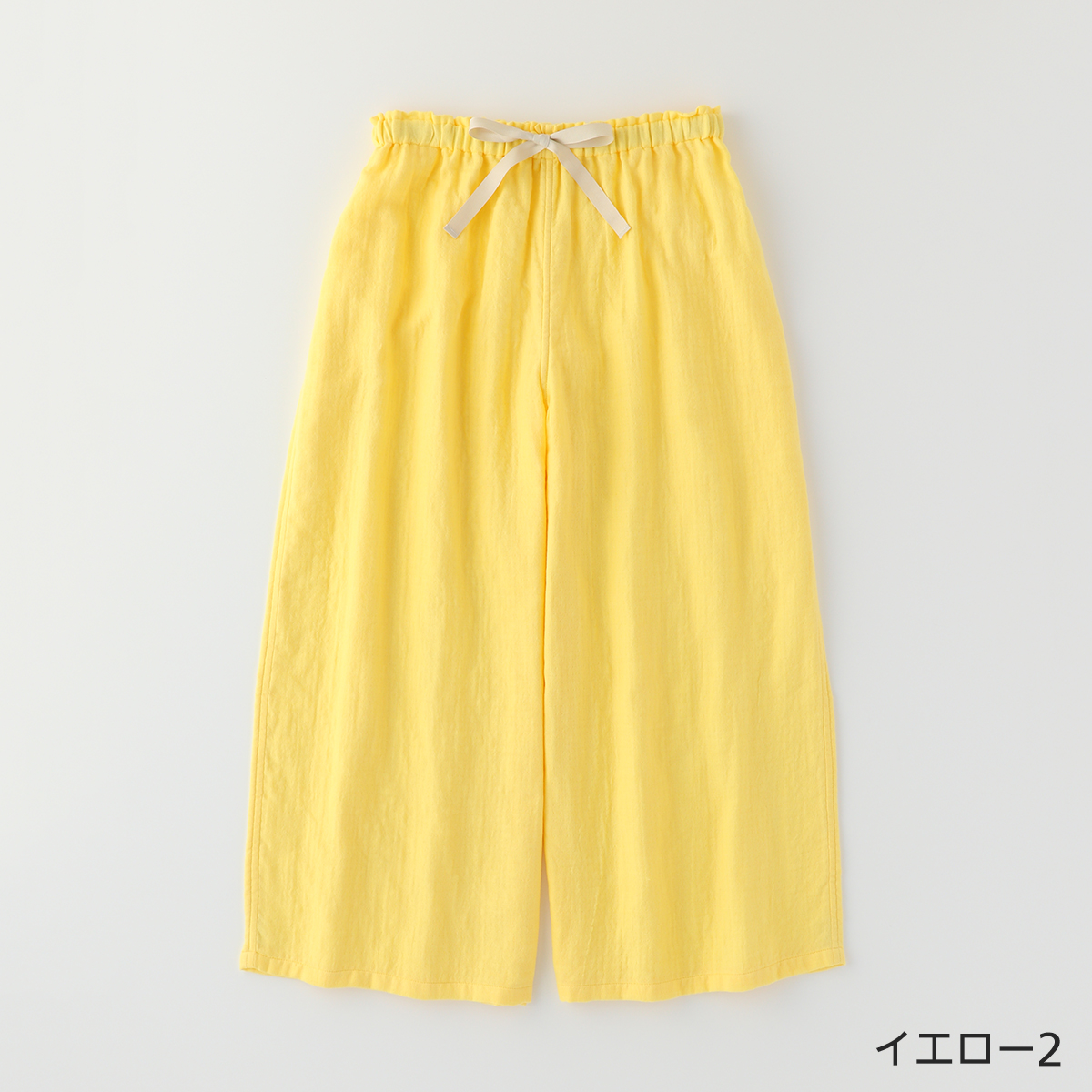 マシュマロガーゼ ワイドパンツ（RUB16131）-UCHINO relax-women