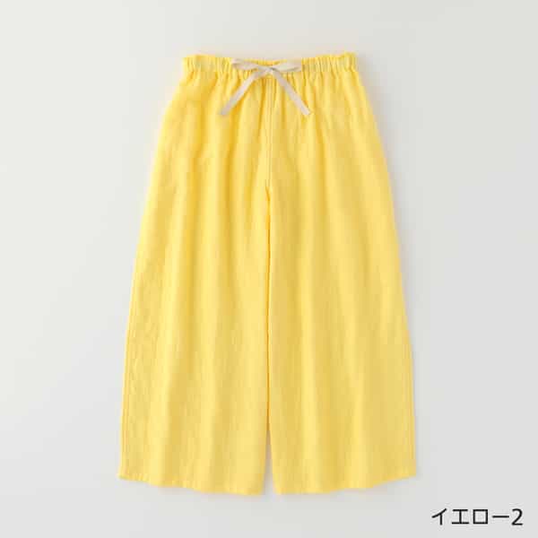 マシュマロガーゼ ワイドパンツ