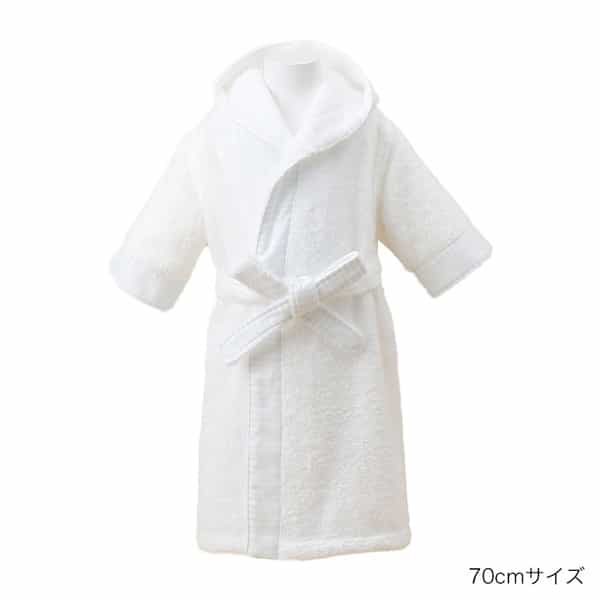 無撚糸ベビーローブ