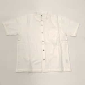 超極薄半袖スタンドシャツ