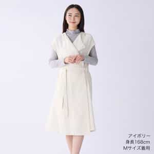 マシュマロワッフルガーゼライトロングジレ