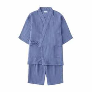 クレープガーゼ甚平（RVS13031）-UCHINO-men（メンズ）-UCHINO Online Shop