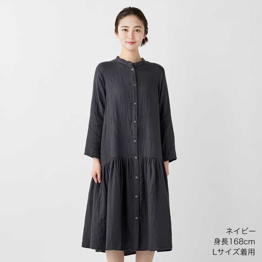 マシュマロガーゼレディスローウエストワンピース