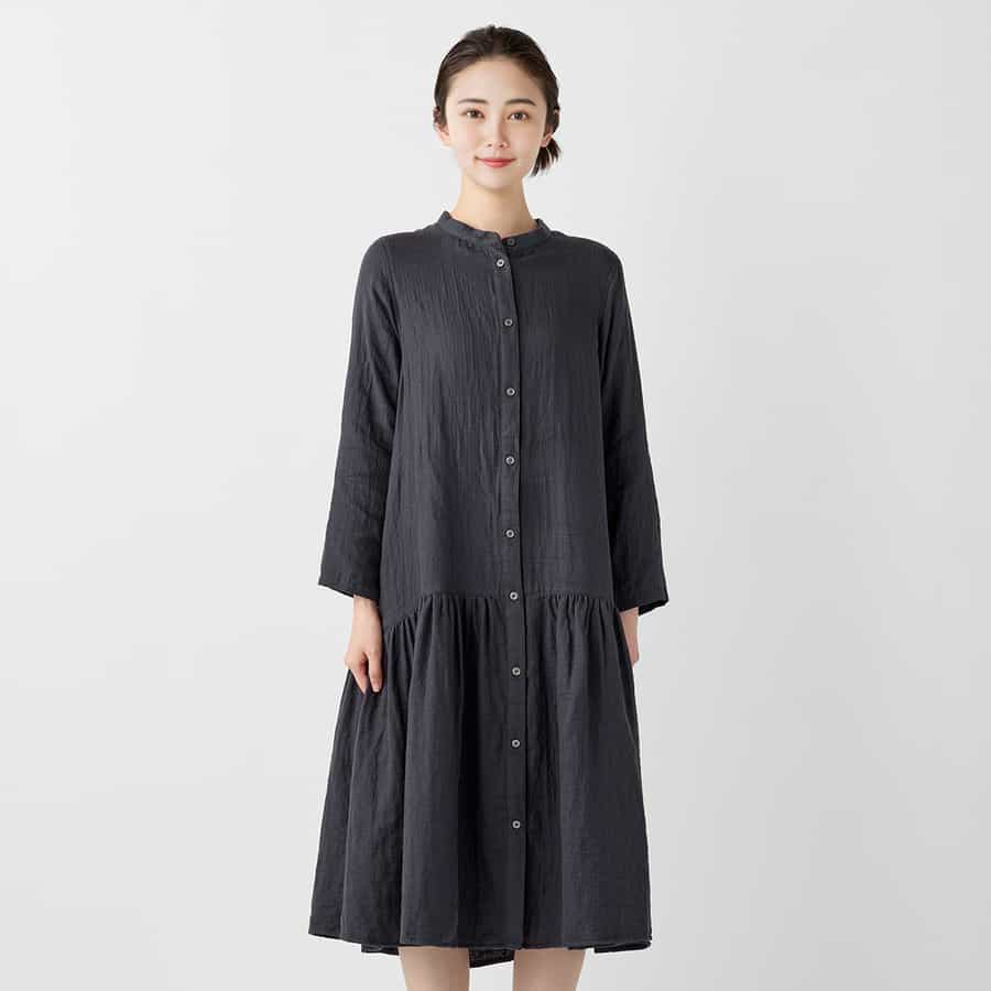 マシュマロガーゼレディスローウエストワンピース