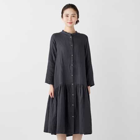 マシュマロガーゼレディスローウエストワンピース