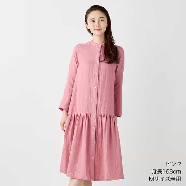 マシュマロガーゼレディスローウエストワンピース