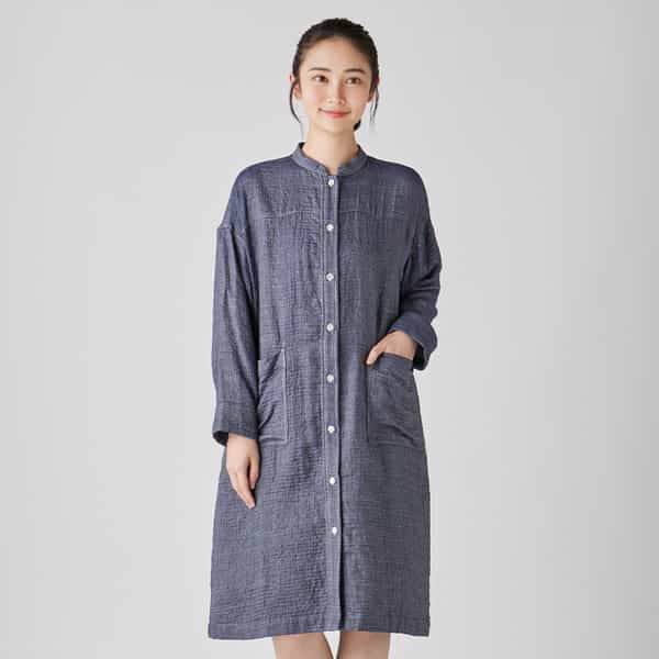 マシュマロデニムガーゼワンピース