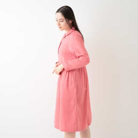 マシュマロガーゼ 前あき開襟ワンピース（RWS18872）-UCHINO-women（ウィメンズ）-UCHINO Online Shop