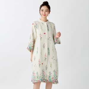 マシュマロガーゼブルームレディスワンピース