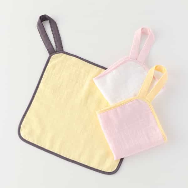 マシュマロガーゼ&パイルループ付ゲストタオル