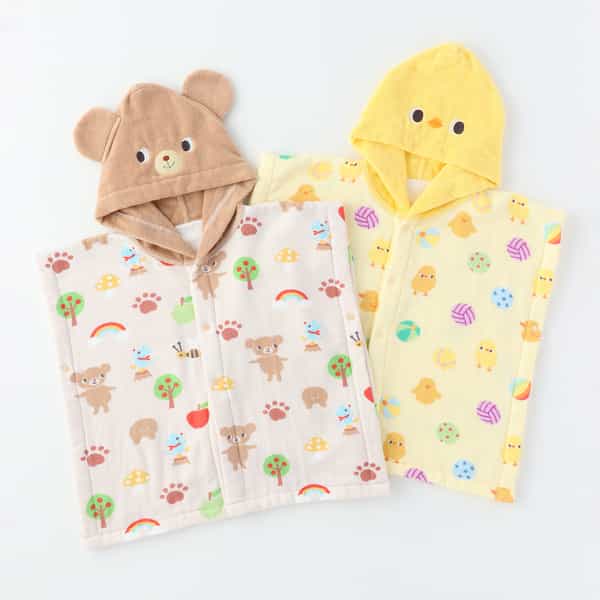 おともだちみーつけた前あきポンチョ