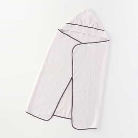 マシュマロガーゼ&パイルフード付バスタオル