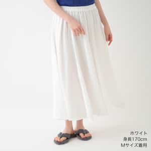 クレープガーゼ フレアスカート