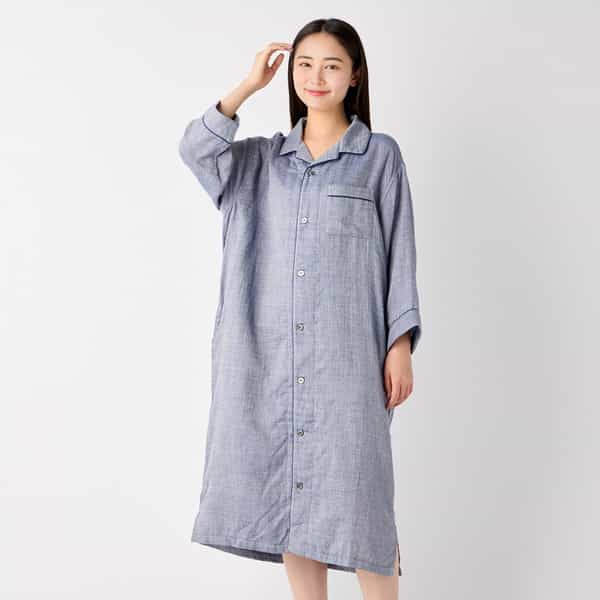 マシュマロガーゼ先染めスリーパー ユニセックス