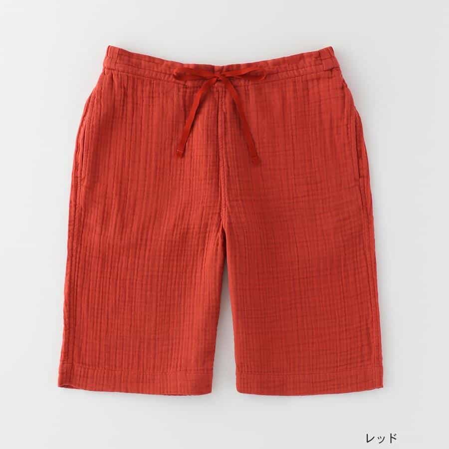 クレープガーゼレディスハーフパンツ (SA_RBS11417)-UCHINO クレープガーゼレディスハーフパンツ (SA_RBS11417)-UCHINO