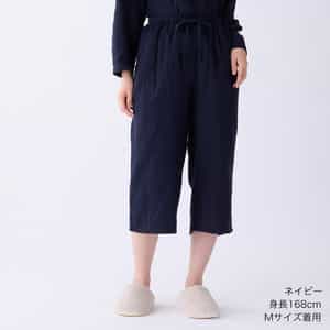 マシュマロガーゼ ベーシッククロップドパンツ