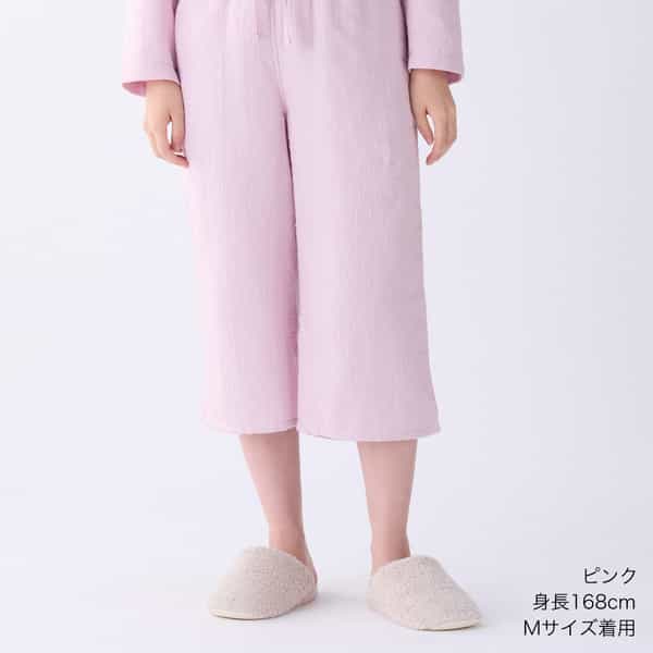 マシュマロガーゼ ベーシッククロップドパンツ
