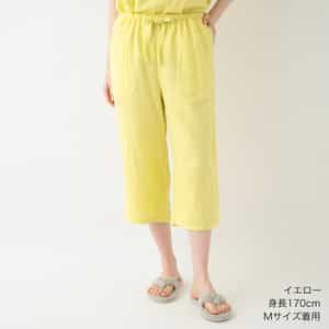 マシュマロガーゼ ベーシッククロップドパンツ