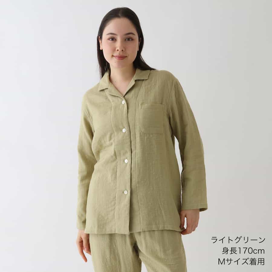 マシュマロガーゼレディスパジャマシャツ 上下別売（SA_RTZ13779