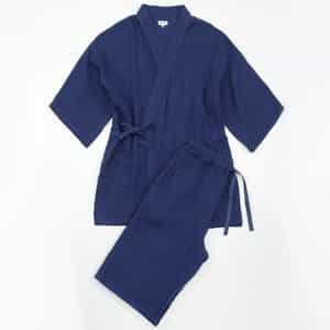 クレープガーゼ甚平