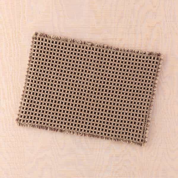 ふんわりワッフルマット 約35×50cm