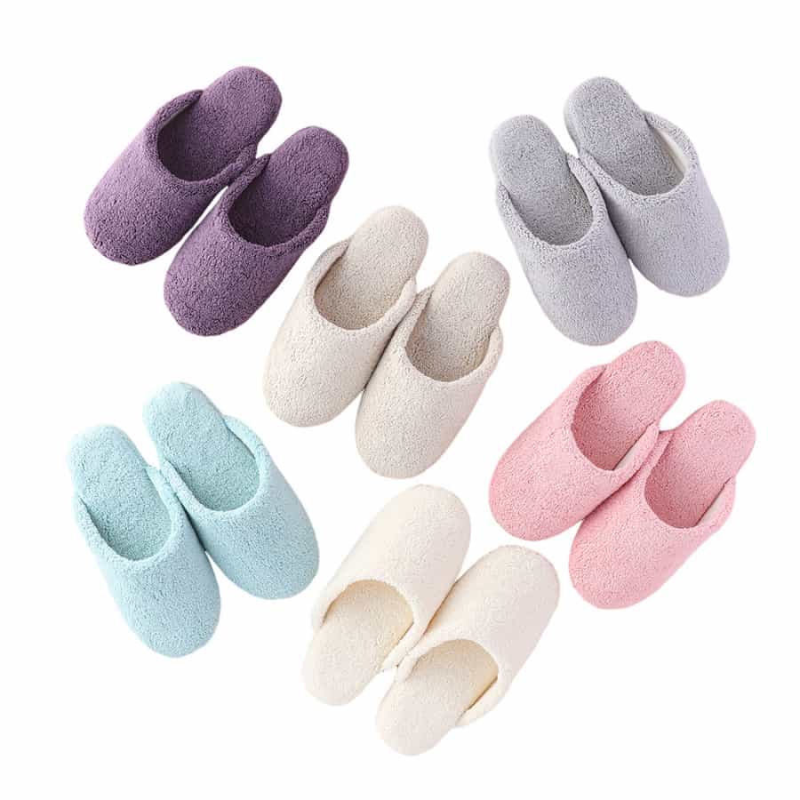 コットンカラー スリッパ