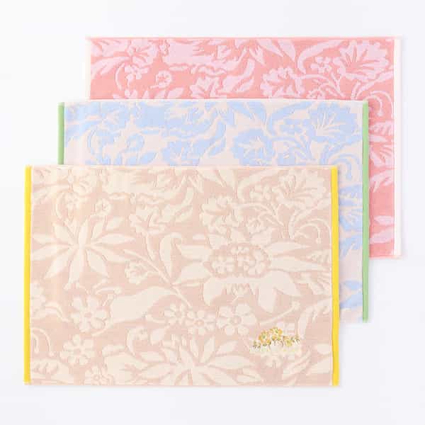 ガーデンブルームコットンタオルマット