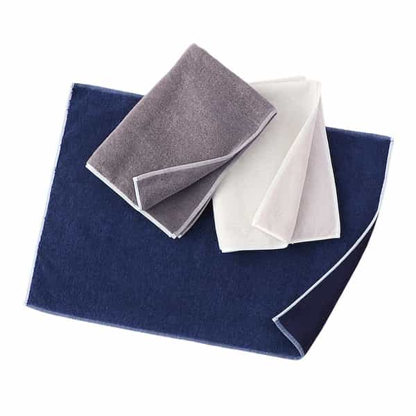 麻綿リバーシブルタオルマット バスマット 約50×70cm