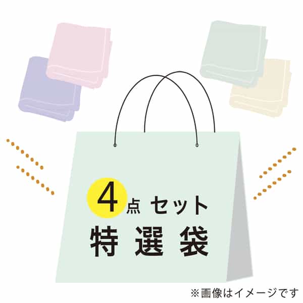 【数量限定】特選タオルセット：ハンカチ4点