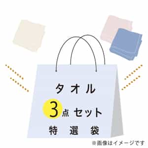 【期間限定値下げ中】特選袋タオルセット（ゲストタオル ×3点）