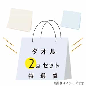 【期間限定値下げ中】特選袋タオルセット（スモールバスタオル×1点・バスタオル ×1点）