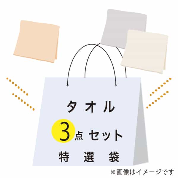 【期間限定値下げ中】特選袋タオルセット（スモールバスタオル ×3点）
