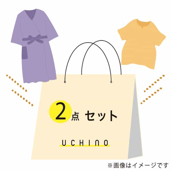 お買い得レディスウェアMサイズ2点セット】ローブ（ピンク）1点、T  