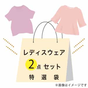 【期間限定値下げ中】特選袋レディースウェア（Mサイズ）セット：Tシャツ（ピンク2点）