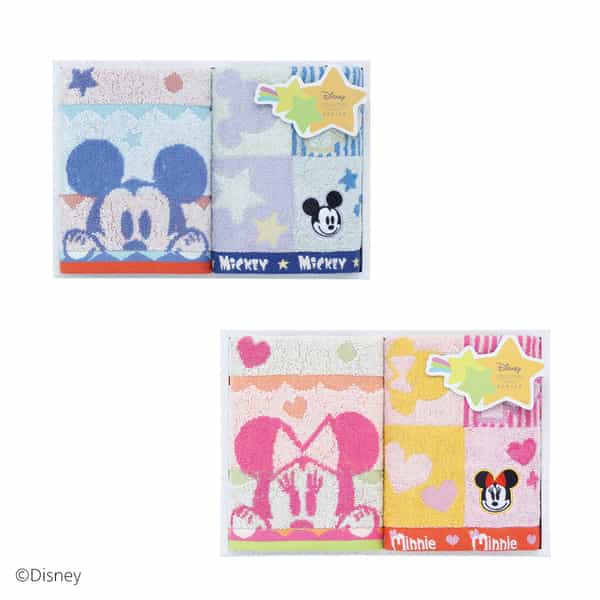 ハピネスフレーク　フェイスタオル2枚　　　　　　