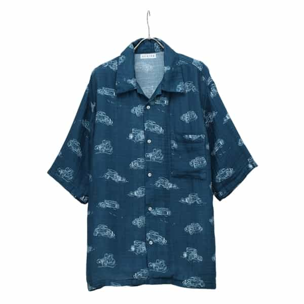 SALE】＜訳あり＞クレープガーゼメンズ プリント開襟シャツ（WK_RTS13640）-UCHINO-men（メンズ）-UCHINO Online  Shop